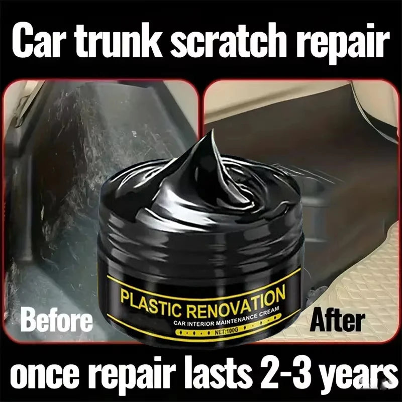 Car interior leather and plastic refurbishment, Paintable repair filler Fix small holes and scratches on smooth leather