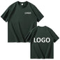 Customized Cotton Printed T-shirts Men Fashion Short Sleeve Round Neck Tshirt Women Personality Casual Tee Tops Camiseta