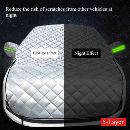 5-Layer Car Cover Hail Snow Shade Awning From Protective Dust Waterproof Exterior Protect Anti UV Outdoor Protector Covers