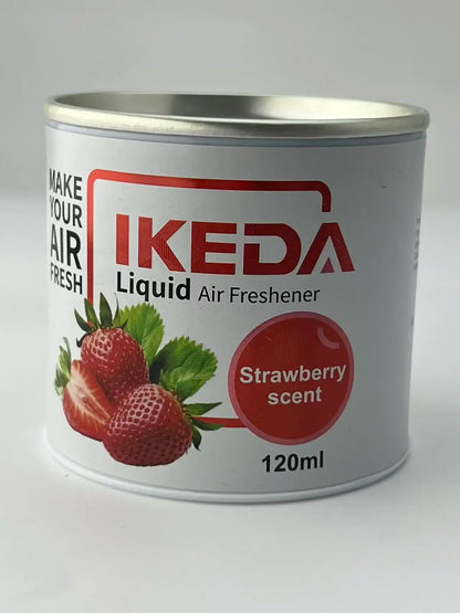 IKEDA Liquid Air Freshener - 120 grams. Provides fresh fragrance for both Car and indoor air, effectively deodorizes