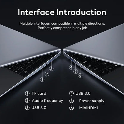NEW Core I9-10980HK Laptop 16GB RAM 1/2TB SSD Portable Laptops 14.1-inch Windows 11 Pro Notebook Computer Office Gaming