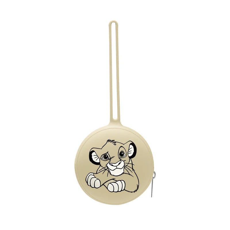 Cartoon Silicone Nipple Storage Bag  Kids Pacifier Holder Portable Silicone  Food-Grade Pendant DIY Accessories Baby Toy Gift