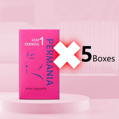 PERMANIA Korea 10 Pcs/Lot 5-8 Mins Lash Lift Eyelash Perm Kit Sachet Number #1#2#3 Setting Lotion Curling Perming Makeup Tool