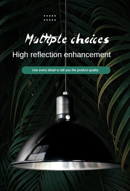 Reptile 5.5/8.5Inch Deep Dome Lampshade Snakes Lizards Geckos Terrariums Anti-scald Reptile Protective Shade Light Fixture