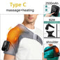 Electric Shoulder Heating Pad 3-Speed Vibration Muscle Relax Belt Thermal Massager Shoulder Neck Health Care Support Brace