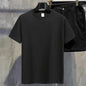 Men T Shirt Summer Cotton Tops Women Solid Color Blank Tshirts O-neck Round Collar Short-Sleeve Couple White Top Tees