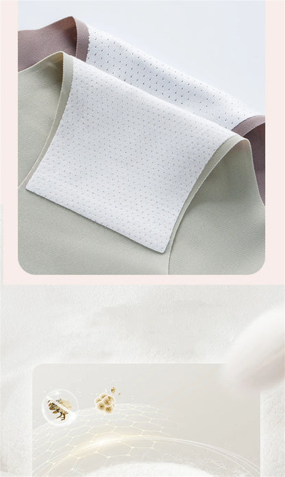 5PCS Seamless Mulberry Silk Underwear Ultral Thin Women's Panties Sexy High Elastic Invisible Briefs Soft Underpants Lingerie