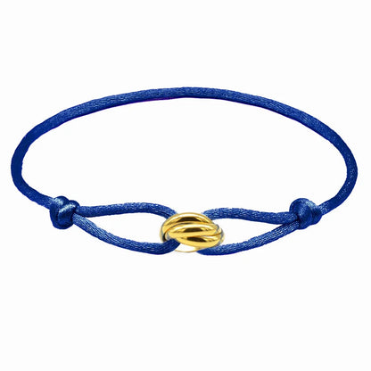 Zalman Wholesale GDS888 Luxury Unisex Bracelet 3 Metal Buckle Hand Chain Adjustable Men's Rope Bracelet for Women Jewelry Gifts
