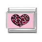 Beautiful Flower Y2K Black Star Dog Heart Pink Italian Charm Link Fit 9mm Stainless Steel Sweet Bracelet Jewelry Making DIY Gift