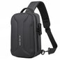 Anti-theft Combination Lock Chest Packs With USB Charging Port Fashion Business Men's Crossbody Bag Travel Storage Shoulder Bag