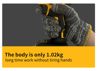 Dewalt DCF921 Cordless Electric Brushless Impact Wrench High Torque LED Light 406N.m Lightweight Professional Power Tool