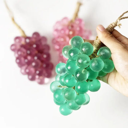 Grape Handmade Soap Natural DIY Crystal Soap Fruit Aroma Scented Soap Creative Gift For Home Fragrance Friend Gift Bathroom