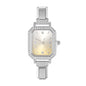 Fashion Colorful Dial Square Stainless Steel Women Watch Head Fit 9mm Bracelet For Party Friend Wife Birthday Jewelry Gifts