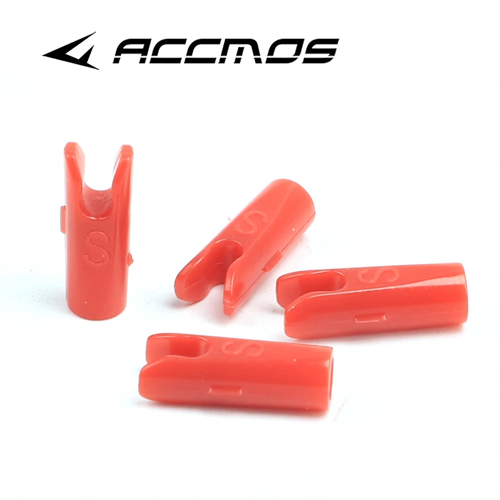 60pcs DIY Plastic Arrow Pin Nocks Size L And Size S For ID4.2mm ID6.2mm 3.2mm  Arrow Shaft Archery Accessory