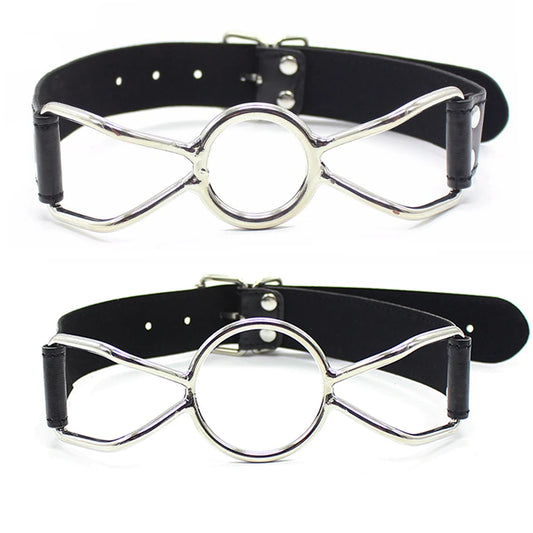 Thierry Flirting Ring Gag Open Mouth with O-Ring During Sex Bondage Restraints, Sex Toys Roleplay Adult Erotic Play for Couples