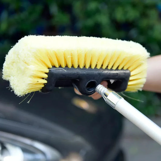 10" Car Wash Brush Head For Auto RV Truck Boat Camper Exterior Roof Window Washing Cleaning Brush Nylon Car Cleaning Tools