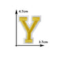 26 English gold letters Hot-melt adhesive ironing embroidery Patch DIY sewing decorative clothes patch