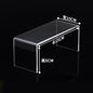 5mm Thick Acrylic Clear Storage Rack Desktop Display Cosmetics Storage Table Elevated Partition Board Toy Perfume Storage Rack
