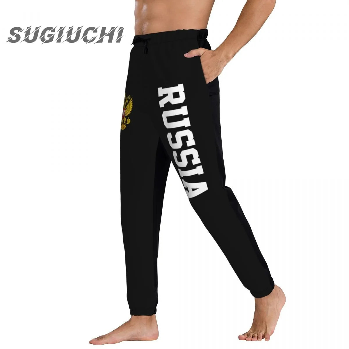 Russia Country Flag Men's sweatpants mens pants joggers jumpsuit track sweat fitness fleece tactical casual