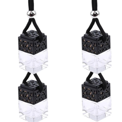 Air Freshener Ornament Perfume Bottle Pendant Essential Oils Auto Car Perfume Bottle Hanging Glass Bottle Car-styling