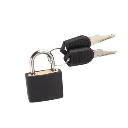 Small mini High Quality Strong Steel Padlock Travel Suitcase Diary Lock Luggage Schoolbag Anti-theft Security Padlock 2 Keys
