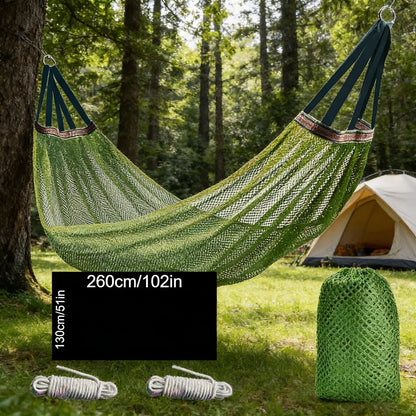 Campout outdoor hammock, anti-fall camping travel item, outdoor for all ages multi-purpose for the yard