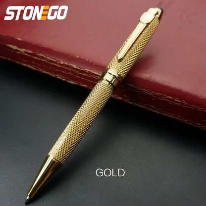 STONEGO Classic Luxury Rollerball Pens, Stainless Steel Roller Ball Pen for Men Women, School, Office, Executive, Business