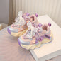 Autumn Sneakers For Kids Korean Style Trend Fashion Girl's Sneakers Soft-soled Breathable Teenager Children Sport Shoes