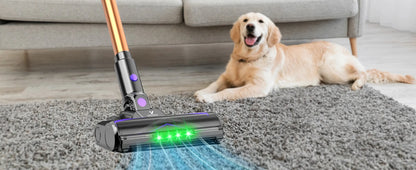 Vortisys V2 Cordless Vacuum Cleaner, 500W Brushless Motor, 36V/2200mAh Battery, Suitable for Floor, Carpet, Sofa, Mattress