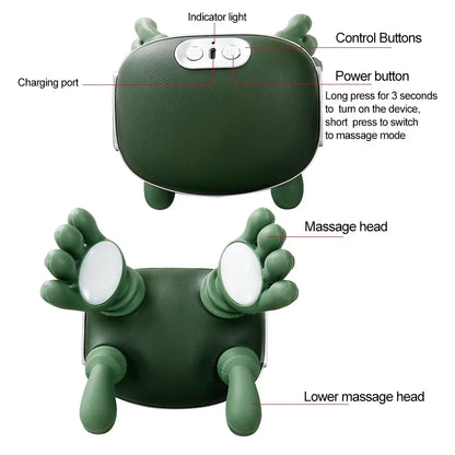 Bionic Finger Neck Shoulder Trapezius Muscle Relax Massager Neck Cervical Kneading Massage Shawl Brushless Motor Neck masajeador