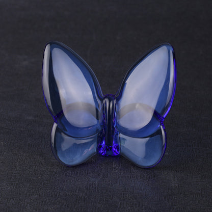 Crystal Papillon Butterfly Wings Fluttering Glass Lucky Butterfly Ornaments Home Decoration Crafts Accessories Birthday Gift