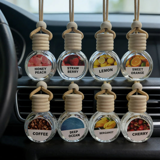 Car air freshener essential oil, provides a long-lasting fragrance to your car, one bottle lasts for 180 days