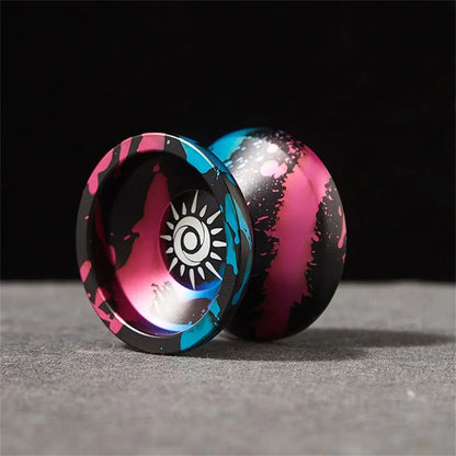 Fashion 10 Ball Bearing Metal Yoyo High Speed Unresponsive Yo Yo Toys Professional Alloy Aluminum Yoyo Ball 1A/3/5A