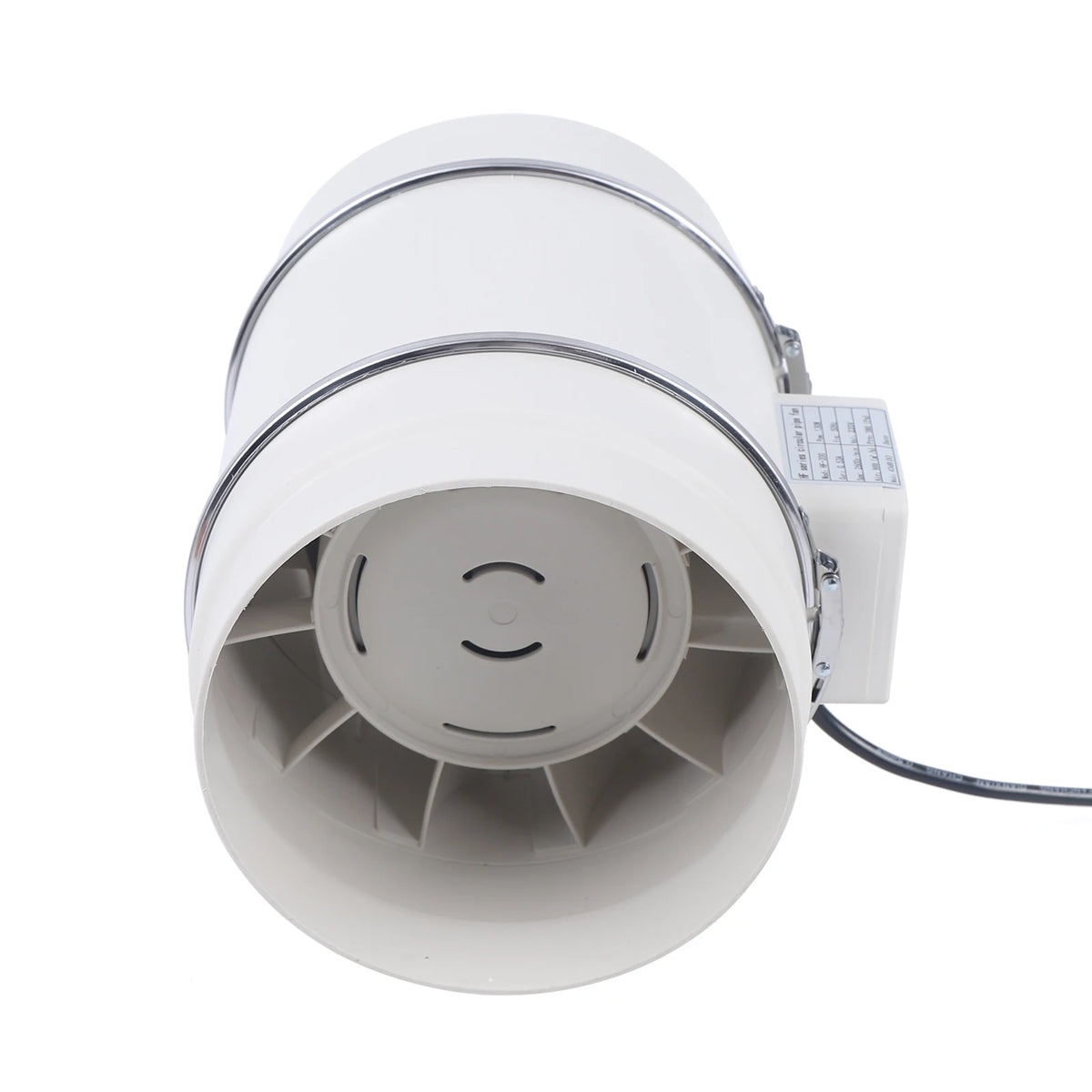 220V Exhaust Fan Silent Duct Ventilation Fan 2600RPM Duct Fan Pipe Extractor for Kitchen Bathroom Toilet (HF-100/HF-150/HF-200)