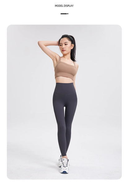 BIVIGAOS High-Quality Summer Sunscreen Shark Leggings Women Ultra-Thin High Elastic Nude Feeling Seamless Sport Fitness Leggings