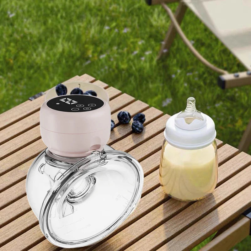 Wearable Electric Breast Pump Painless Double-Sided, Fully Automatic, Hands-Free Breast Collector for Breastfeeding Accessories