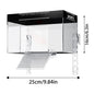 Turtle Tank Basking Area Anti-Slip Reptile Resting Land Animal Observation With Ramp Aquatic Terrapin Enclosure Cage for Living
