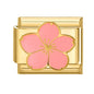 Gold Color Heart Sunflower Cherry Tai Chi Leopard Italian Charm Links Fit 9MM Bracelet Stainless Steel Men Women DIY Making Gift