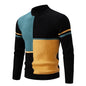 New Autumn and Winter Casual Warm Neck Sweater Knit Pullover Tops  Man Clothes