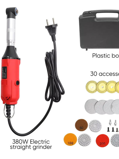 Ceramic Tile Beauty Sewing Tool 380W Electric Straight Grinder 6 Variable Speeds Cleaning Machine Grinder Sander Polisher Home