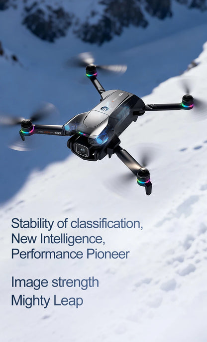 K900 Max GPS Drone 4.5-inch Screen Dual HD Camera,Obstacle Avoidance Professional Brushless Foldable FPV Quadcopter Airdrop Dron