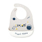 Waterproof Baby Bibs For Kids Eating Stuff Soft Silicone Cartoon Crocodile Printed Baby Apron Bib Reusable Baby Feeding Apron