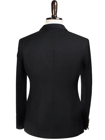 DAROuomo 2026 Men's Slim Fit Formal Business Suit 2Pcs Set - DR8211 (Jacket + Pants) for Work Wear