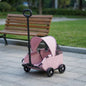 Pet Stroller with Telescopic Handle Folding Foldable Pet Stroller Sturdy Sturdy for Small Dogs, Outdoor Walks, Travel
