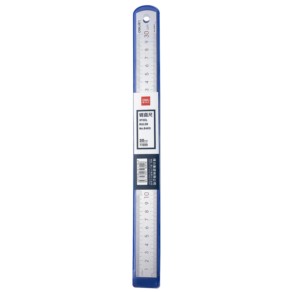 DELI Metal Ruler Precison Clear Marking Craft Wood Working Draft Measure Tool