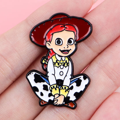 Cute Robot Enamel Pin Cartoon Dog Brooch For Coat Women's Brooches Fashion Lapel Badges Jewelry Gift for Friends