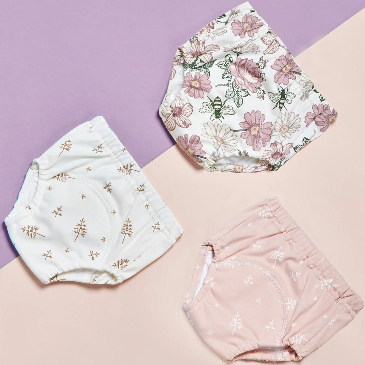 3pcs/Lot Baby Cotton Training Pants Panties 6 Layer Waterproof Cloth Diapers Reusable Toolder Nappies Diaper Baby Underwear