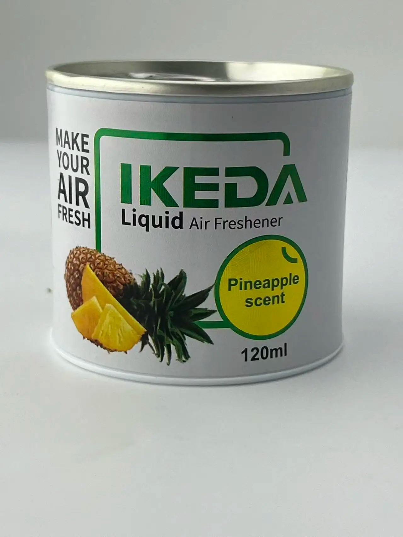 IKEDA 120ml Strawberry Air Freshener Liquid, Long Lasting Car Fragrance, Home Office Deodorizer, Eliminates Cigarette Pet Food O