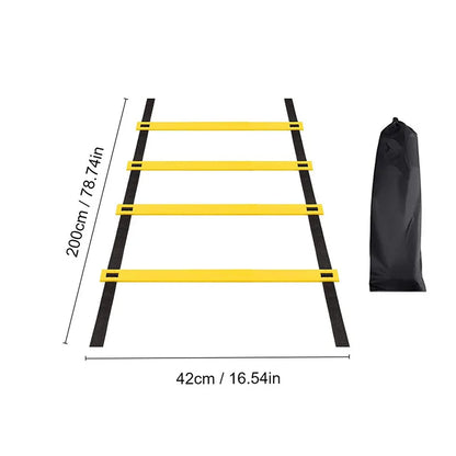 Agility Training Ladder for Kids, Speed Footwork Drill, Soccer Fitness & Coordination Workout Tool