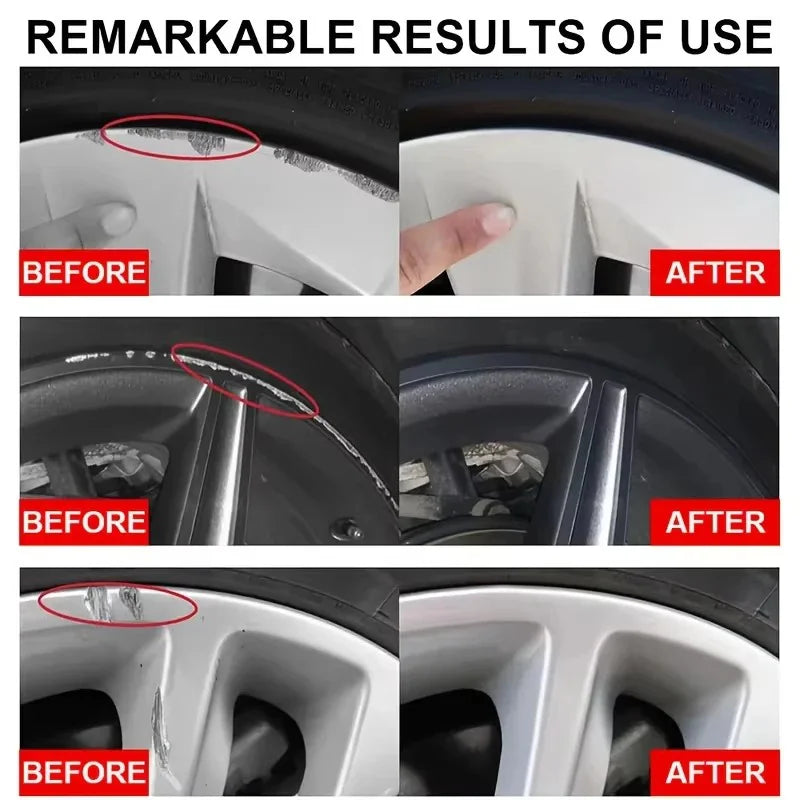 High Quality Wheel Rim Scratch Reconditioning Paste, Tire Rim Scratch Paint Repair Paste - Aluminum Alloy Wheel Hub Repair